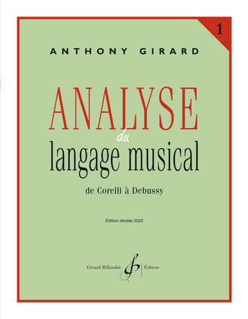 Analyse du langage musical. Volume 1 : de Corelli à Debussy Visual